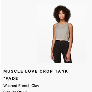 NWT Lululemon Crop Top
